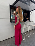 Rose Straight Leg Flares