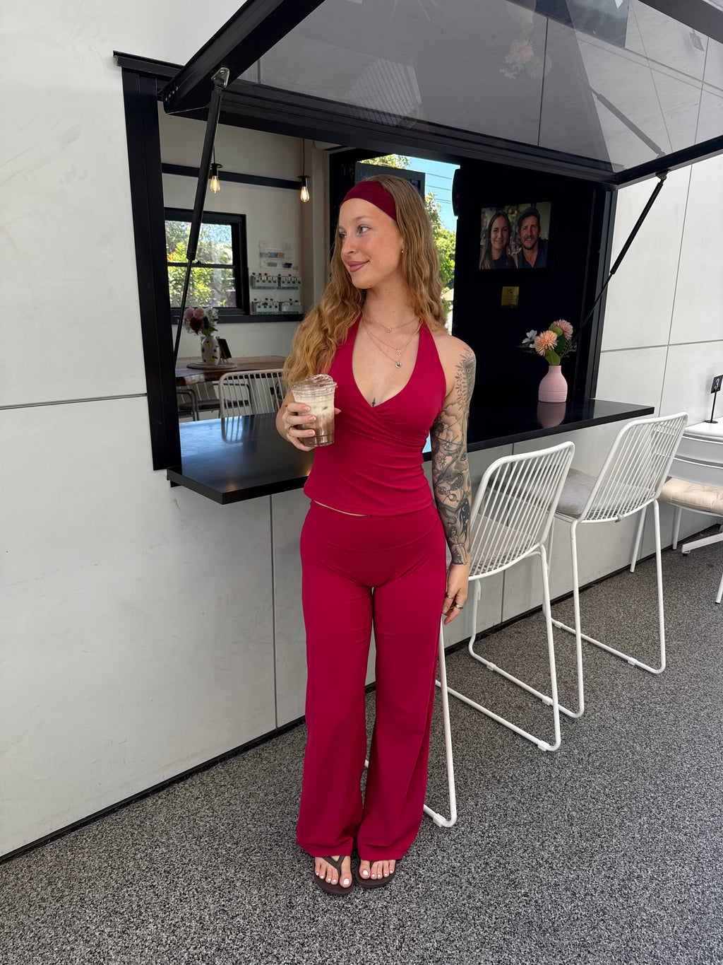 Rose Straight Leg Flares